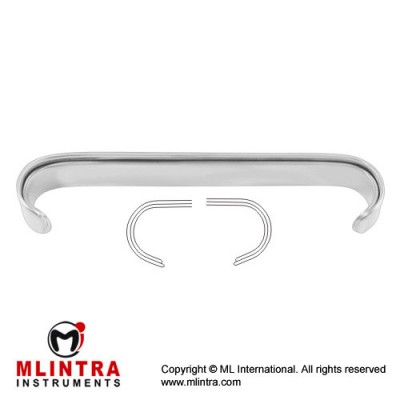 Parker Retractor Set of Fig. 1 and Fig. 2 Stainless Steel, 13.5 cm - 5 1/4" Blade Size Fig. 1 / Blade Size Fig. 2 19 x 15 mm - 19 x 15 mm / 22 x 15 mm - 22 x 15 mm